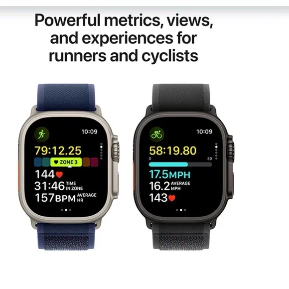 Apple Watch Ultra 2(GPS + Cellular, 49MM) - Black case Black Ocean Band Renewed - Picture 5 of 11